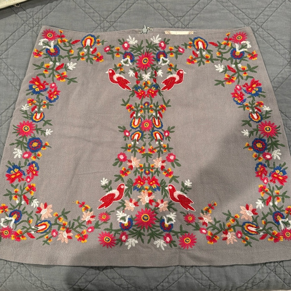 Altrd state- medium embroidered skirt